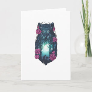 Running with the Wolves Card