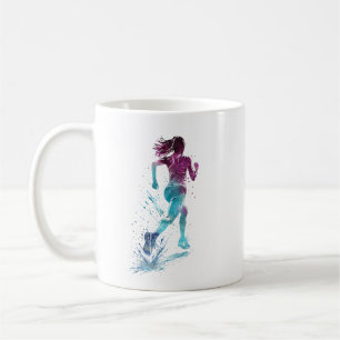 Running Woman Coffee Mug