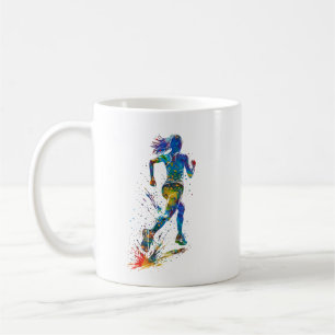 Running Woman Coffee Mug