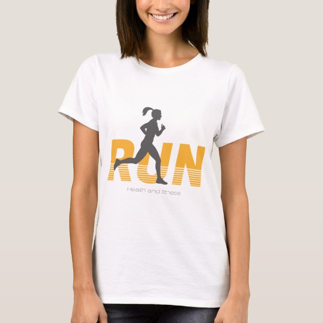 Running woman T-Shirt (Front)