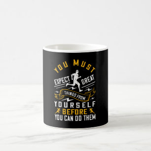 Running - You must expect great things Coffee Mug