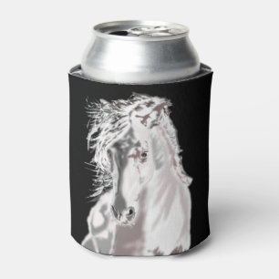 Runnung White Horse Can Cooler Your Colours