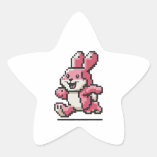 Runny Bunny Star Sticker