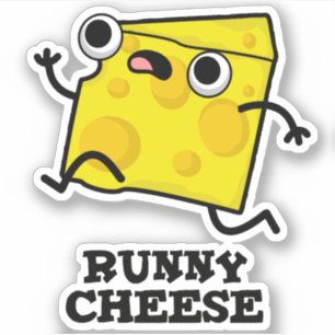 Runny Cheese Funny Food Pun 