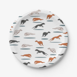 RUNNY GREY HOUND 12000 TRANS PAPER PLATE