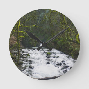 Runoff from Bridal Veil Falls Round Clock