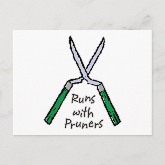 Runs with Pruners Postcard (Front)