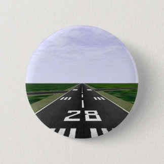 Runway 6 Cm Round Badge