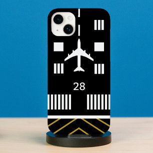 Runway Airport & Aeroplane, Simple Aviation Case-Mate iPhone 14 Plus Case