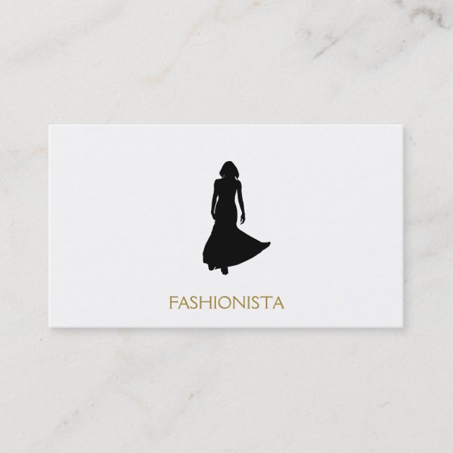 Runway Model Business Card (Front)