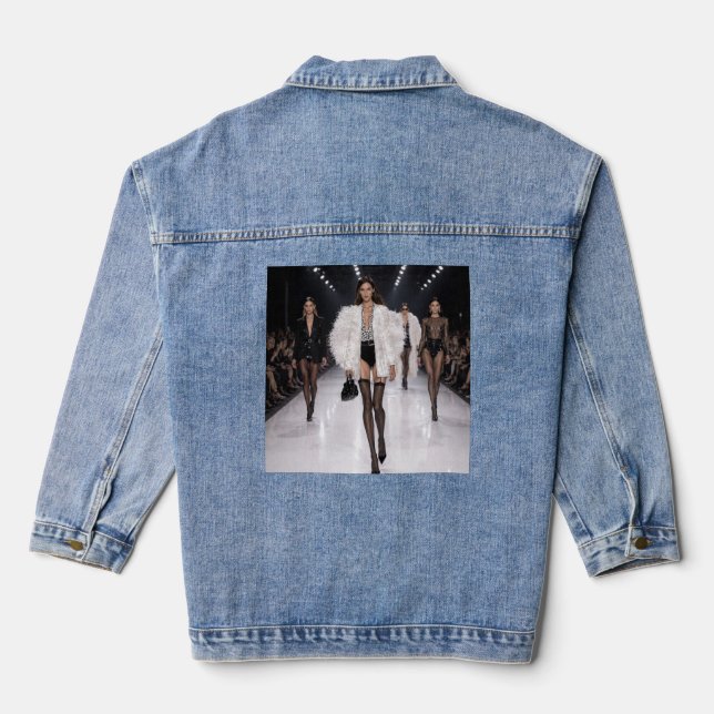 Runway Muse Denim Jacket (Back)