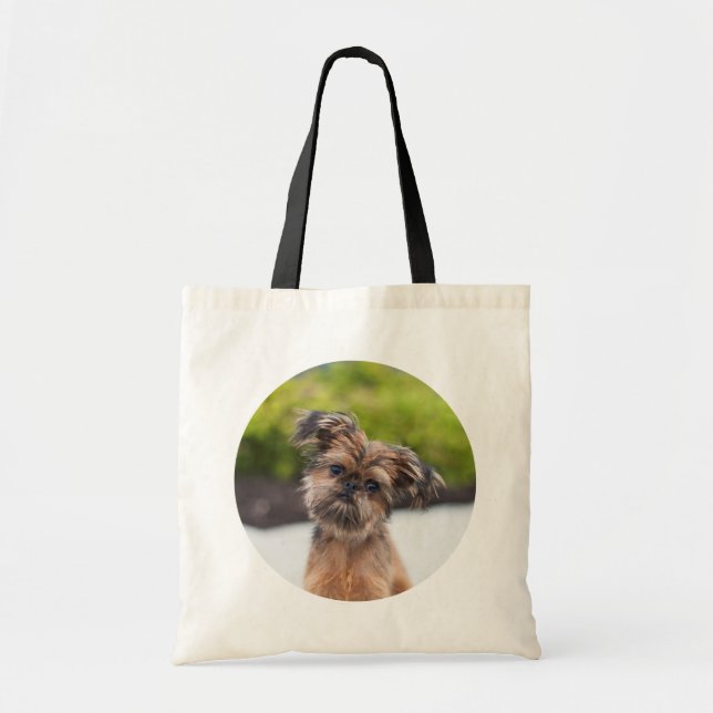 Rup Up and Go Brussels Griffon Tote Bag (Front)