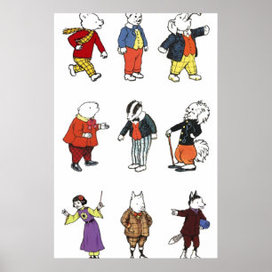 Rupert Bear and Friends Poster
