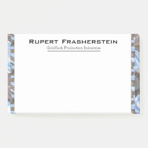 Rupert Cool Unique Professional Monogram Post-it Notes