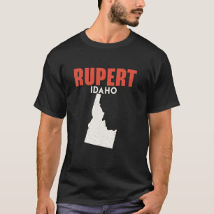 Rupert Idaho USA State America Travel Idahoan T-Shirt