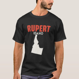 Rupert Idaho USA State America Travel Idahoan  T-Shirt
