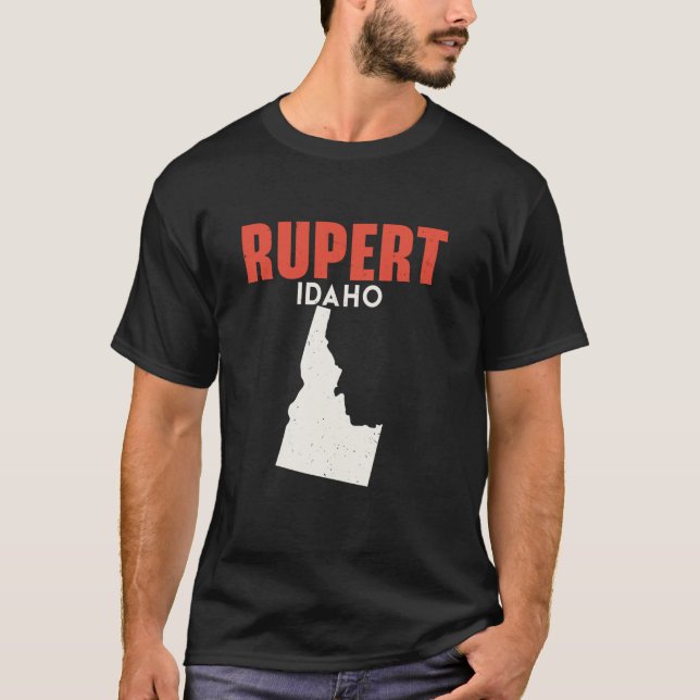 Rupert Idaho USA State America Travel Idahoan  T-Shirt (Front)