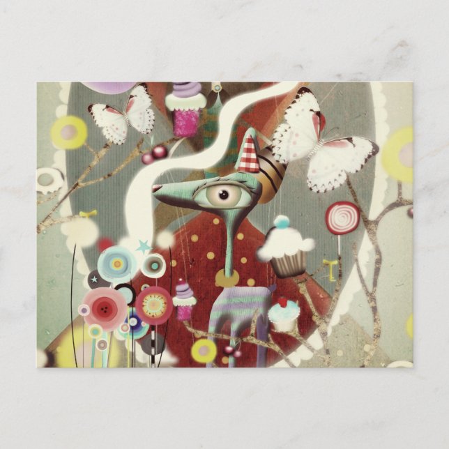 Rupydetequila winter candy  postcard (Front)