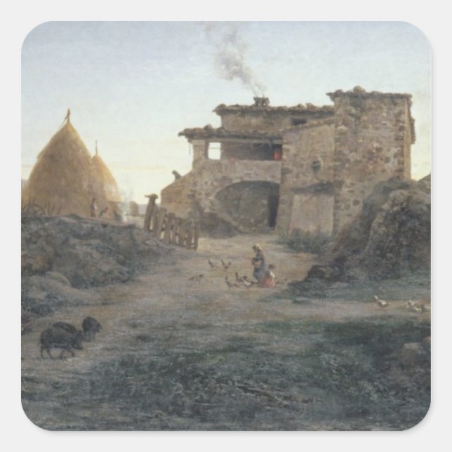 Rural Area, 1906 Square Sticker (Front)