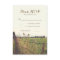 Rural barbed wire fence wedding RSVP cards