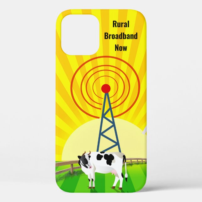 Rural Broadband No Case-Mate iPhone Case (Back)