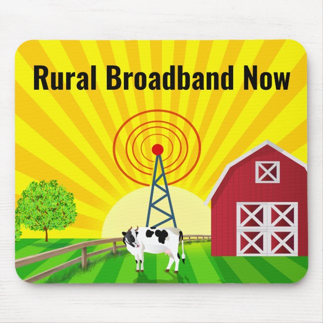 Rural Broadband Now Mouse Pad (Front)