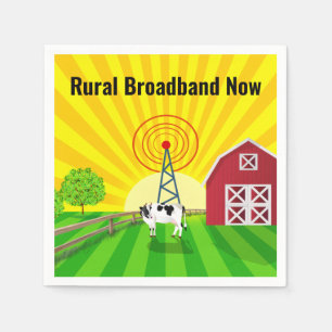 Rural Broadband Now Napkin