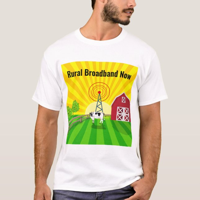 Rural Broadband Now T-Shirt (Front)