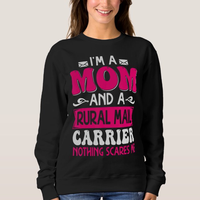 Rural Carriers Mum Mail Postal Worker Postman Moth Sweatshirt (Front)