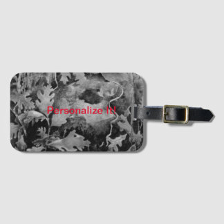 Rural country landscape luggage tag