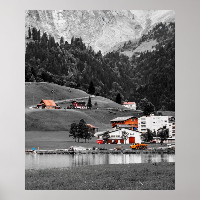 Rural Countryside Landscape Poster (Front)