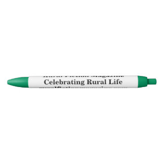 Rural Fiction Magazine Blue Ink Pen