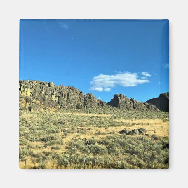 Rural Harney County, Burns, Oregon Magnet (Front)