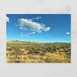 Rural Harney County, Burns, Oregon Postcard