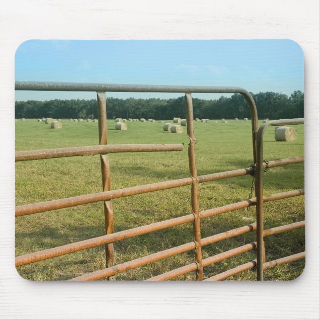 Rural Hay Field Mousepad (Front)