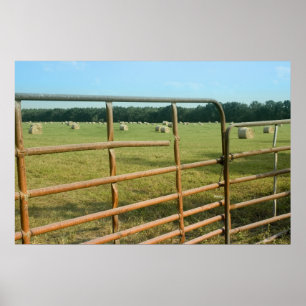 Rural Hay Field Print