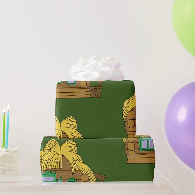 Rural House Wrapping Paper (Creator Uploaded)