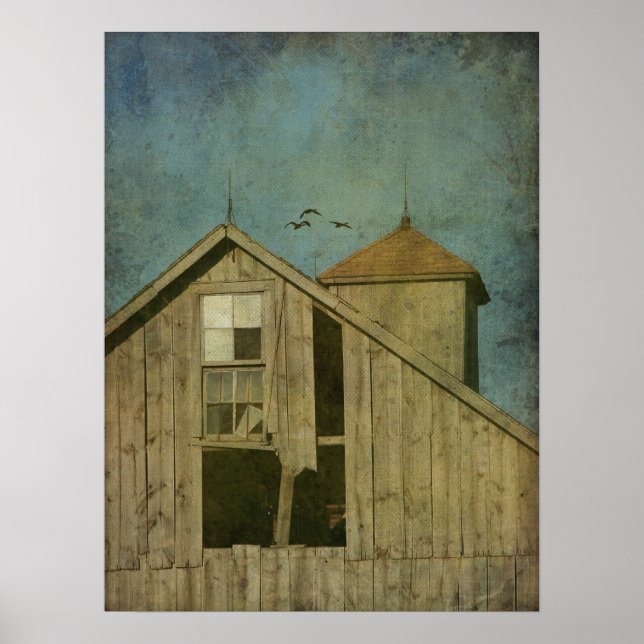 Rural Iowa Barn 5 Poster (Front)