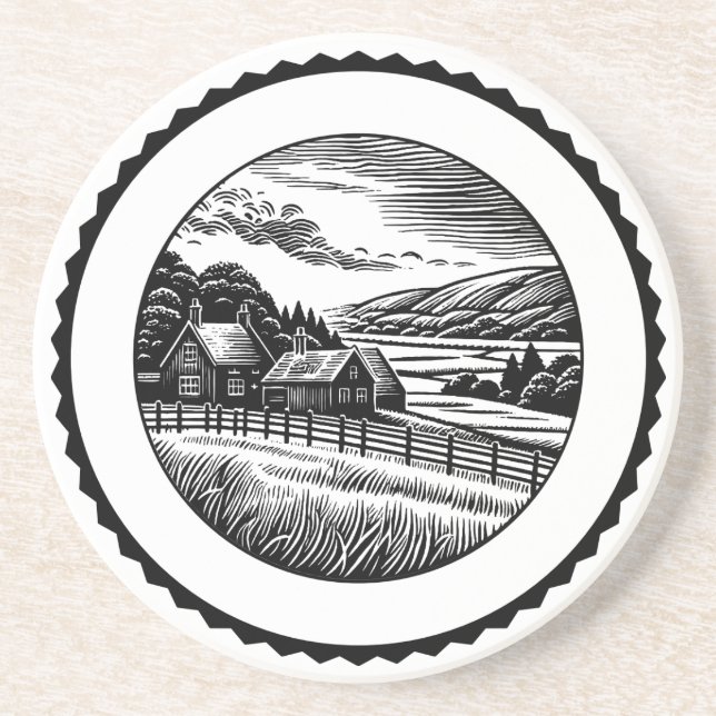 Rural Landscape 03 Coaster (Front)