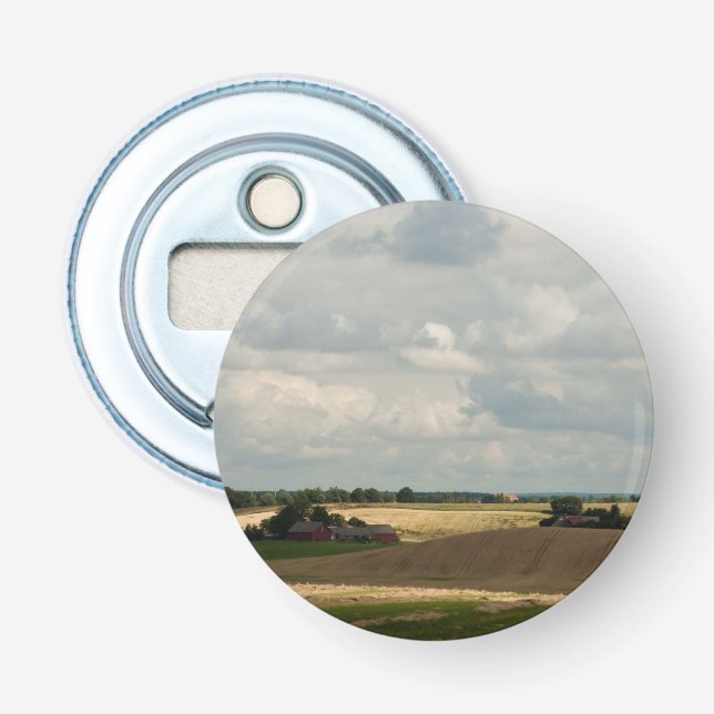 Rural landscape bottle opener (Front)