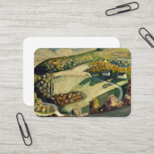Rural Landscape by Grant Wood Business Card
