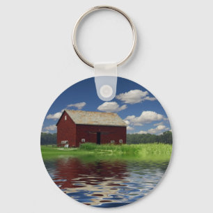 Rural Landscape Key Ring