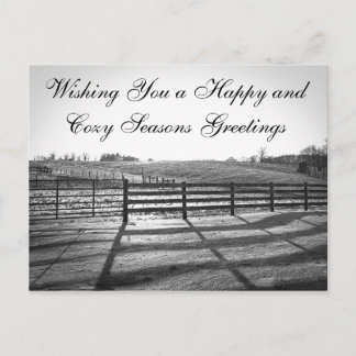 Rural Landscape Postcards  -  Winter Road