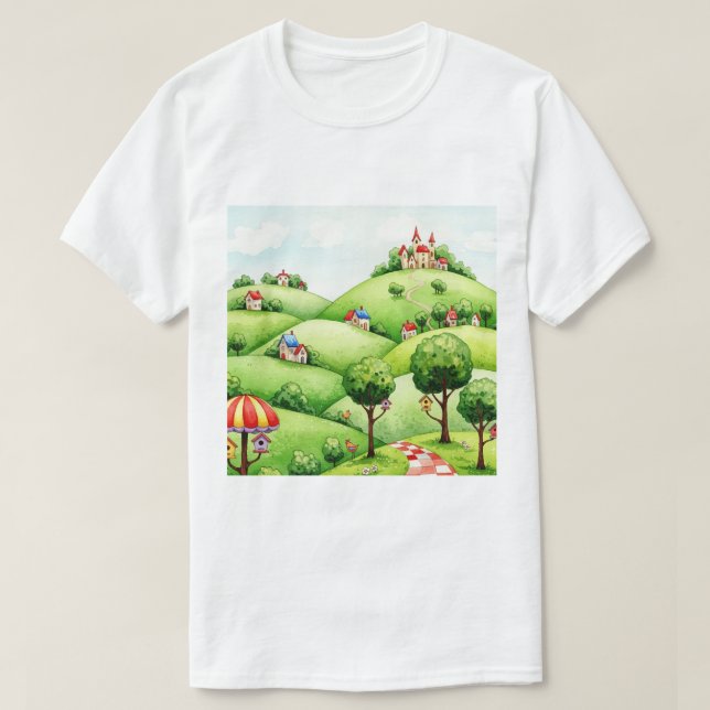 Rural landscape T-Shirt (Design Front)