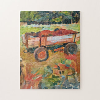  rural life manure cart,photo jigsaw puzzle