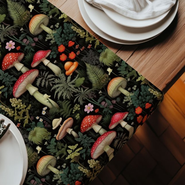Rural Life Table Runner Vintage Forest Design (Rural Life Table Runner Vintage Forest Design)