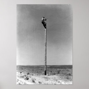 Rural Lineman Poster