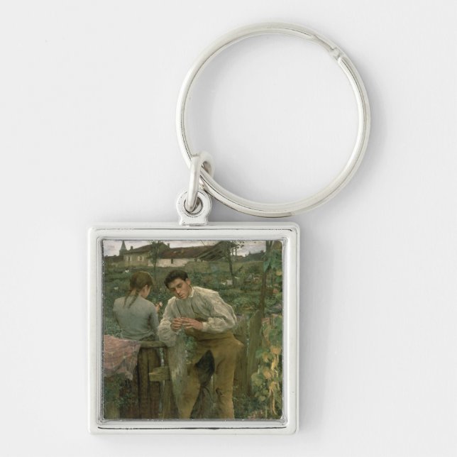 Rural Love, 1882 Key Ring (Front)