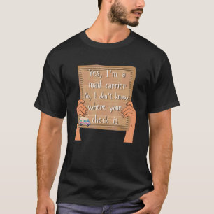 Rural Mail Carrier Mailman City Postal Worker Post T-Shirt