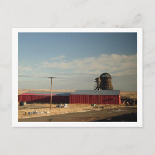 Rural Montana Art Postcard